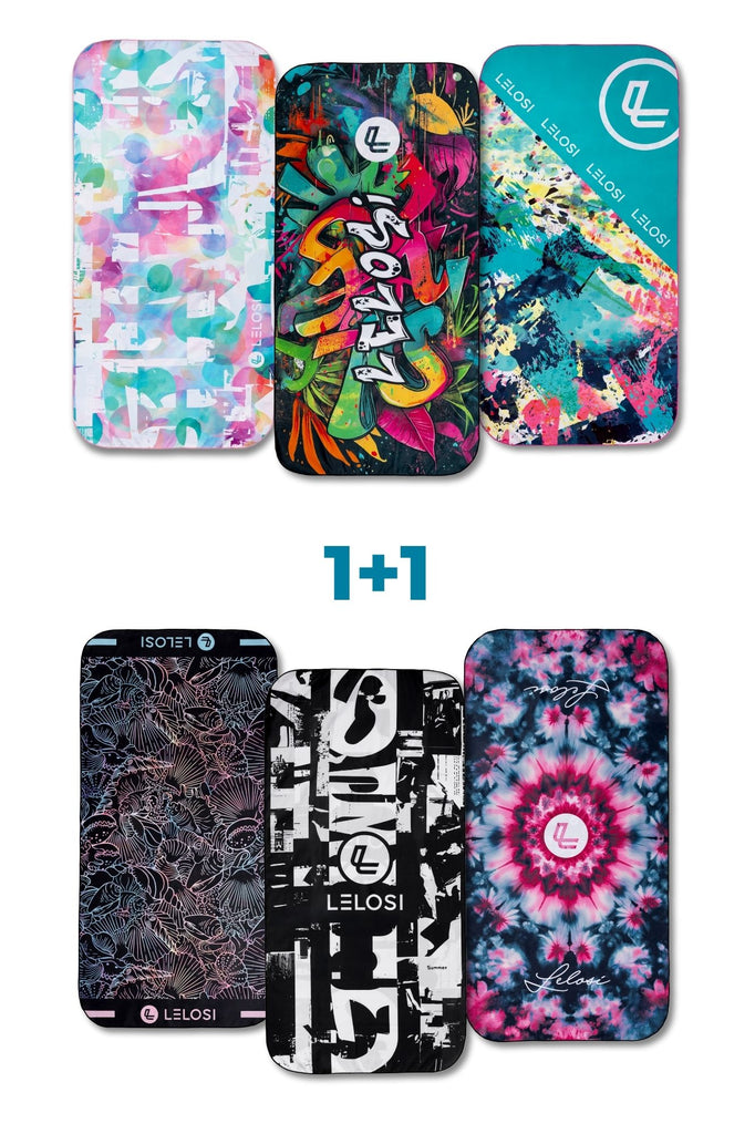 lelosi pack de toallas de microfibra (2x) 0