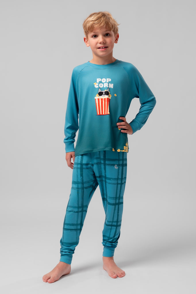 lelosi pijama de niño popcorn 0
