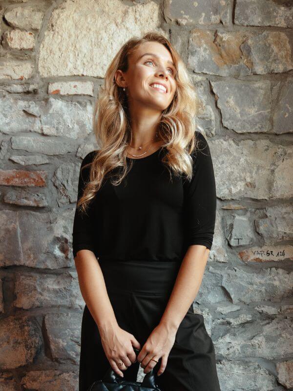 Camisetas con mangas 3/4