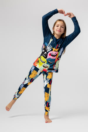lelosi pijamas para niños monsterly 1