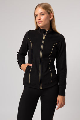 Supercomfort chaqueta con cremallera Donna