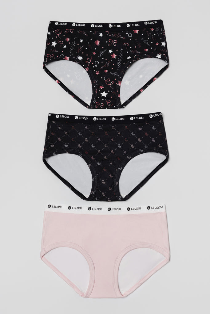 lelosi conjunto de bragas hipster flores 0