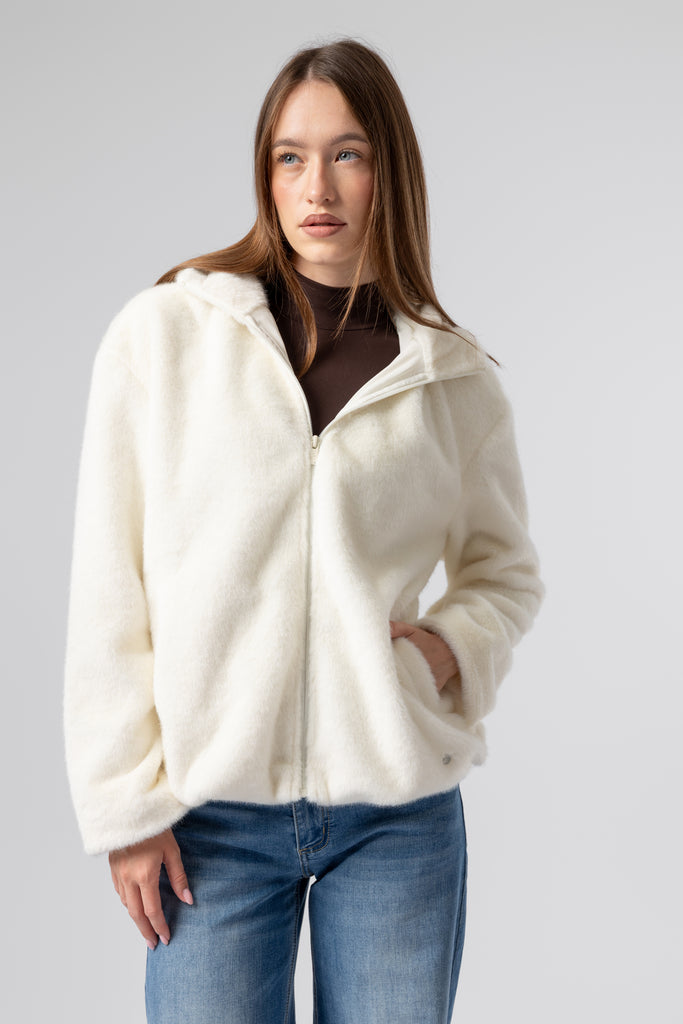 lelosi chaqueta de pelo sintético cozy 0